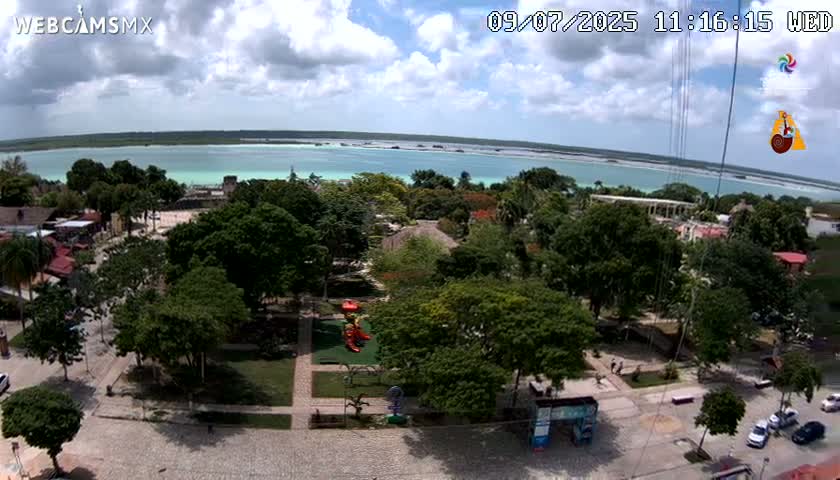 Bacalar City Skyline & Bacalar Lake View Live Cam - Bacalar,  Quintana Roo, Mexico 