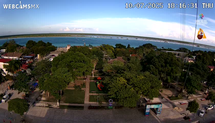 Bacalar City Skyline & Bacalar Lake View Live Cam - Bacalar,  Quintana Roo, Mexico 