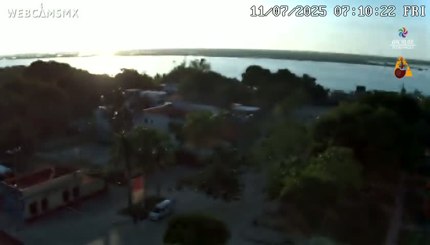Bacalar City Skyline & Bacalar Lake View Live Cam - Bacalar,  Quintana Roo, Mexico 