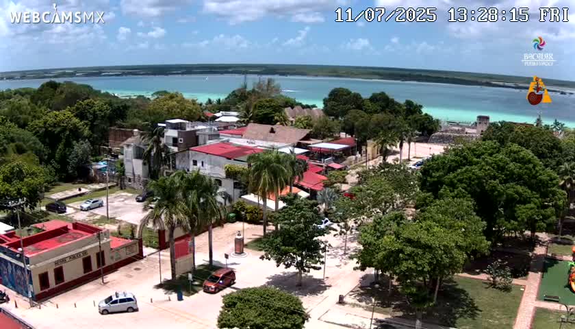 Bacalar City Skyline & Bacalar Lake View Live Cam - Bacalar,  Quintana Roo, Mexico 