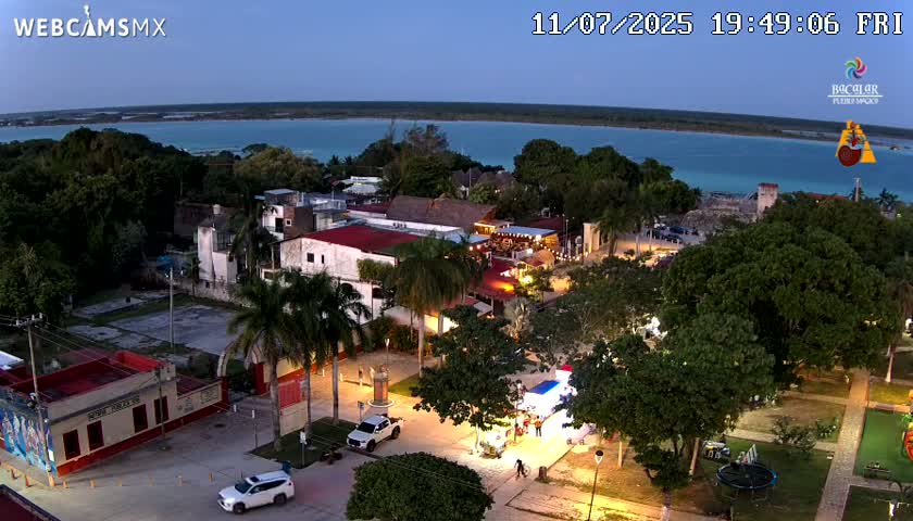 Bacalar City Skyline & Bacalar Lake View Live Cam - Bacalar,  Quintana Roo, Mexico 