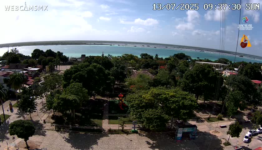 Bacalar City Skyline & Bacalar Lake View Live Cam - Bacalar,  Quintana Roo, Mexico 