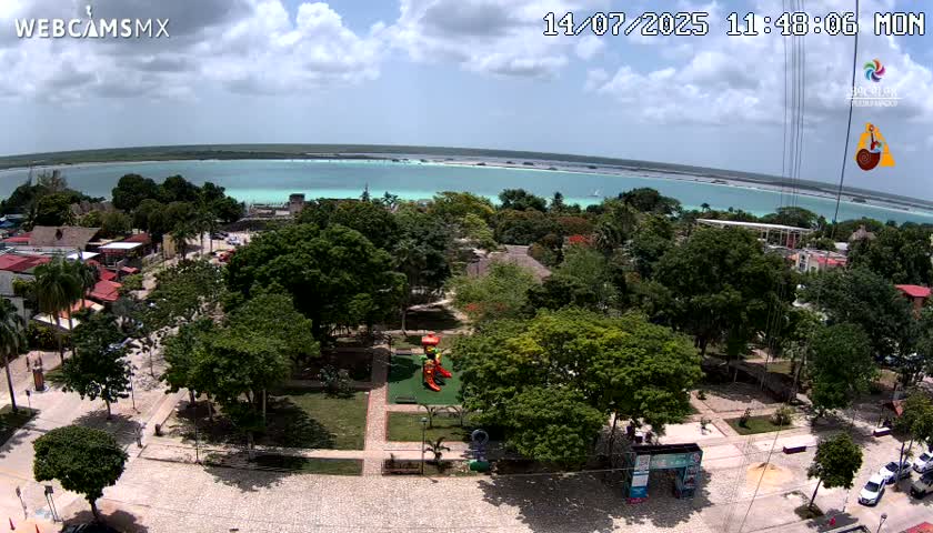 Bacalar City Skyline & Bacalar Lake View Live Cam - Bacalar,  Quintana Roo, Mexico 