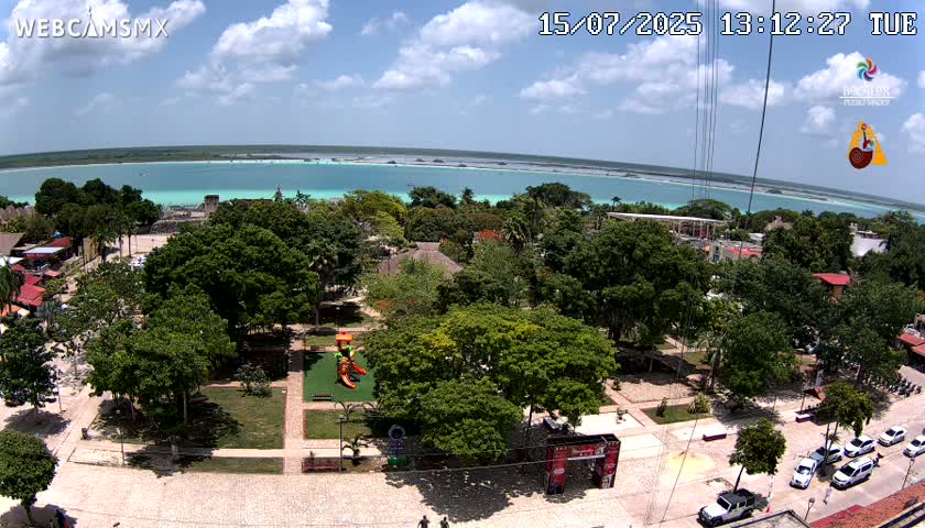 Bacalar City Skyline & Bacalar Lake View Live Cam - Bacalar,  Quintana Roo, Mexico 