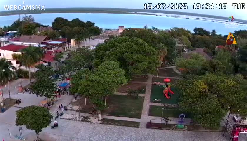 Bacalar City Skyline & Bacalar Lake View Live Cam - Bacalar,  Quintana Roo, Mexico 