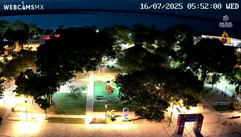 Bacalar City Skyline & Bacalar Lake View Live Cam - Bacalar,  Quintana Roo, Mexico 