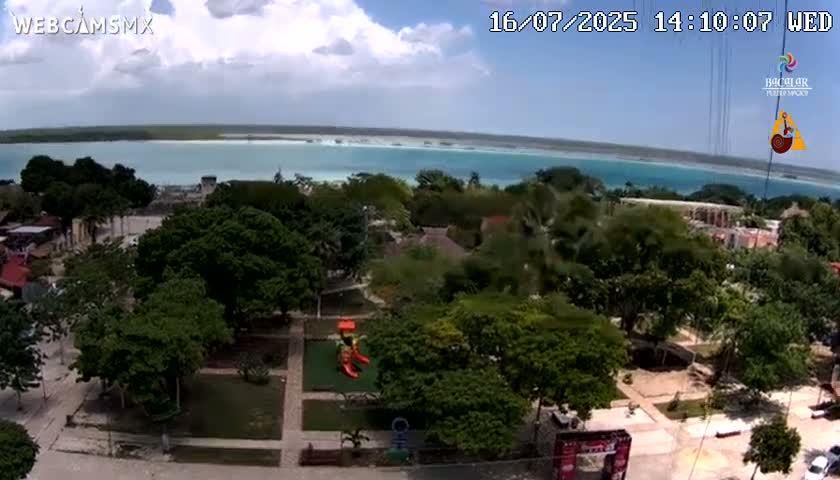 Bacalar City Skyline & Bacalar Lake View Live Cam - Bacalar,  Quintana Roo, Mexico 