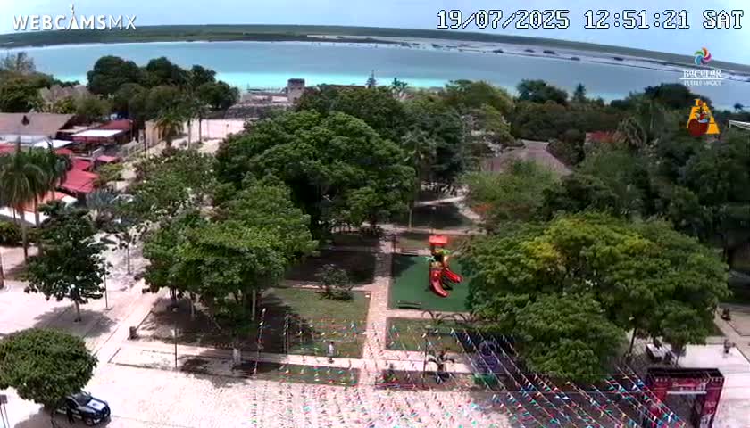 Bacalar City Skyline & Bacalar Lake View Live Cam - Bacalar,  Quintana Roo, Mexico 