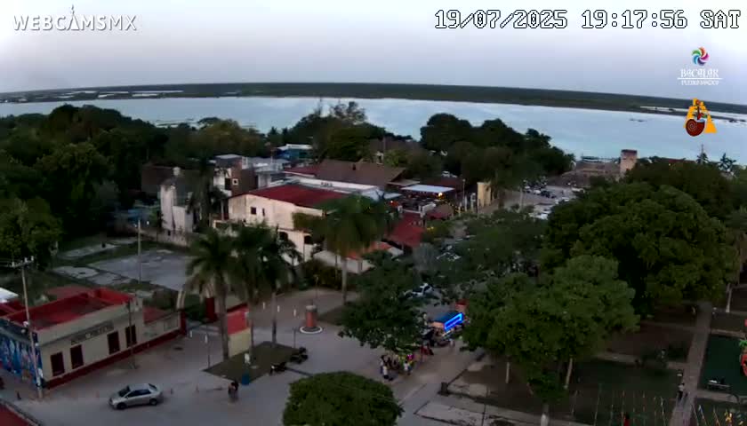 Bacalar City Skyline & Bacalar Lake View Live Cam - Bacalar,  Quintana Roo, Mexico 
