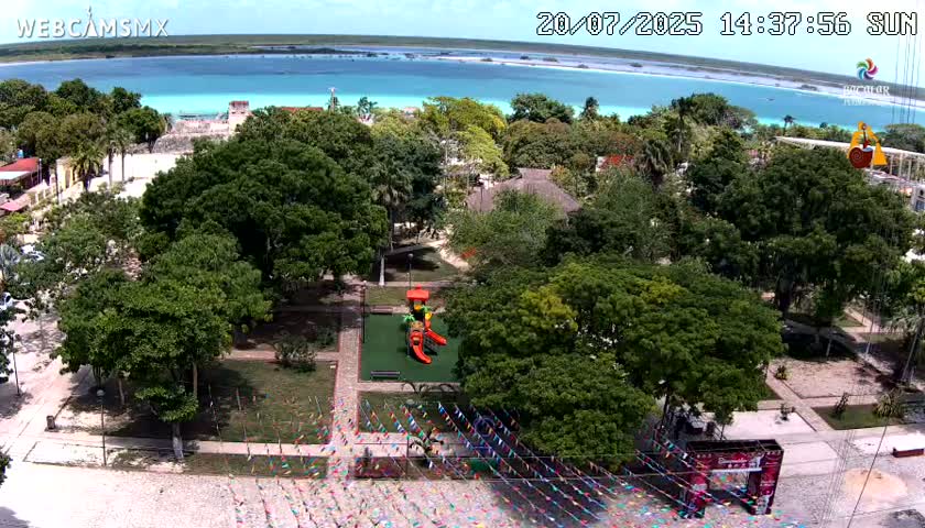 Bacalar City Skyline & Bacalar Lake View Live Cam - Bacalar,  Quintana Roo, Mexico 