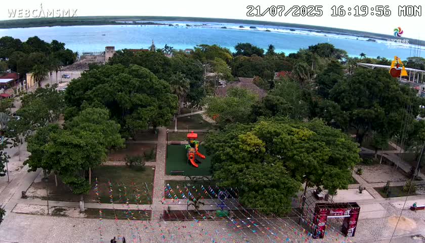 Bacalar City Skyline & Bacalar Lake View Live Cam - Bacalar,  Quintana Roo, Mexico 