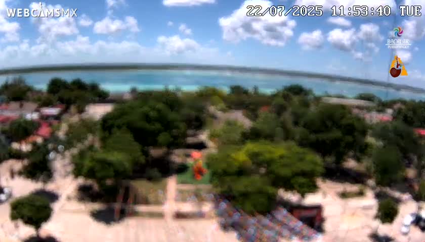 Bacalar City Skyline & Bacalar Lake View Live Cam - Bacalar,  Quintana Roo, Mexico 