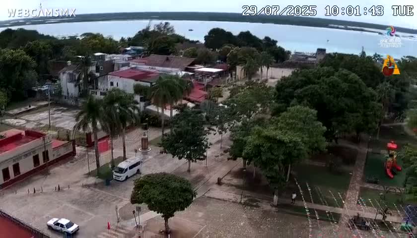 Bacalar City Skyline & Bacalar Lake View Live Cam - Bacalar,  Quintana Roo, Mexico 