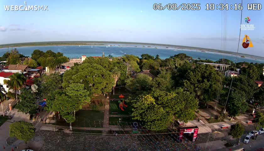 Bacalar City Skyline & Bacalar Lake View Live Cam - Bacalar,  Quintana Roo, Mexico