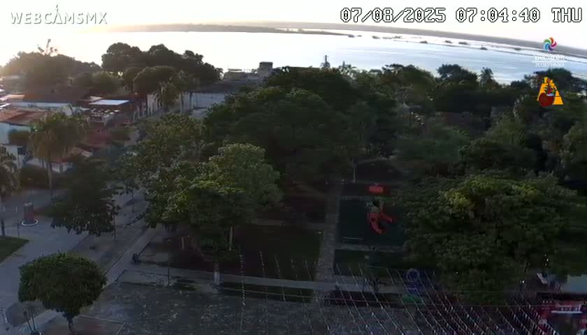 Bacalar City Skyline & Bacalar Lake View Live Cam - Bacalar,  Quintana Roo, Mexico 