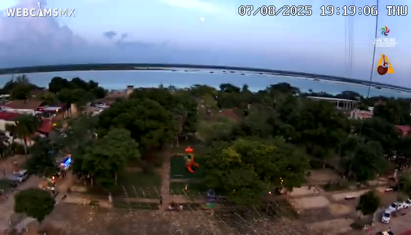 Bacalar City Skyline & Bacalar Lake View Live Cam - Bacalar,  Quintana Roo, Mexico 