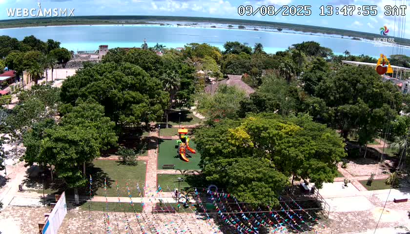 Bacalar City Skyline & Bacalar Lake View Live Cam - Bacalar,  Quintana Roo, Mexico 