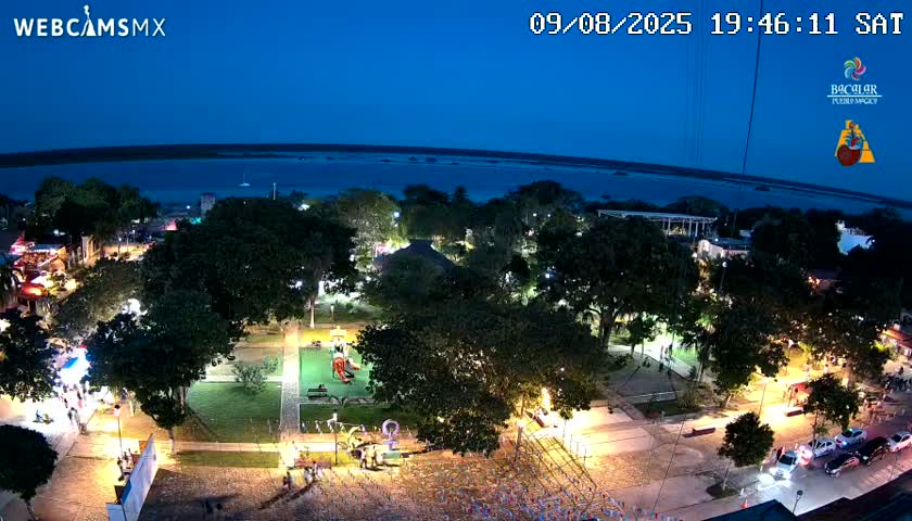 Bacalar City Skyline & Bacalar Lake View Live Cam - Bacalar,  Quintana Roo, Mexico 