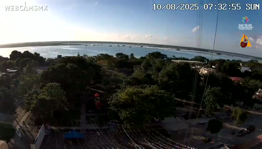 Bacalar City Skyline & Bacalar Lake View Live Cam - Bacalar,  Quintana Roo, Mexico 