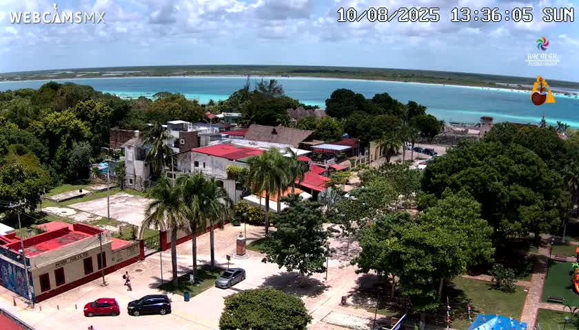 Bacalar City Skyline & Bacalar Lake View Live Cam - Bacalar,  Quintana Roo, Mexico 