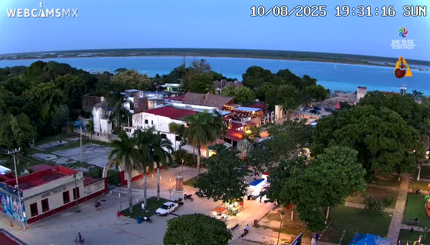 Bacalar City Skyline & Bacalar Lake View Live Cam - Bacalar,  Quintana Roo, Mexico 