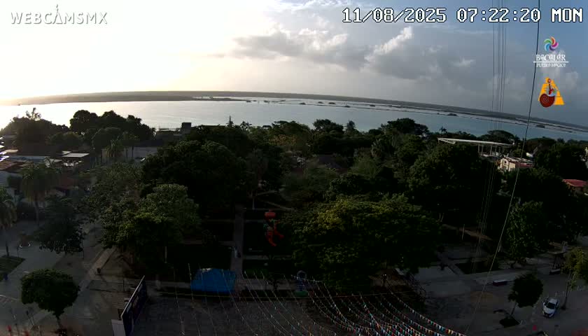 Bacalar City Skyline & Bacalar Lake View Live Cam - Bacalar,  Quintana Roo, Mexico 