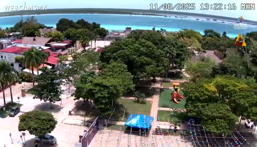 Bacalar City Skyline & Bacalar Lake View Live Cam - Bacalar,  Quintana Roo, Mexico 