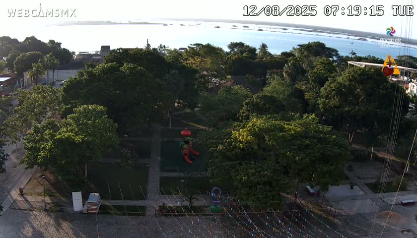 Bacalar City Skyline & Bacalar Lake View Live Cam - Bacalar,  Quintana Roo, Mexico 