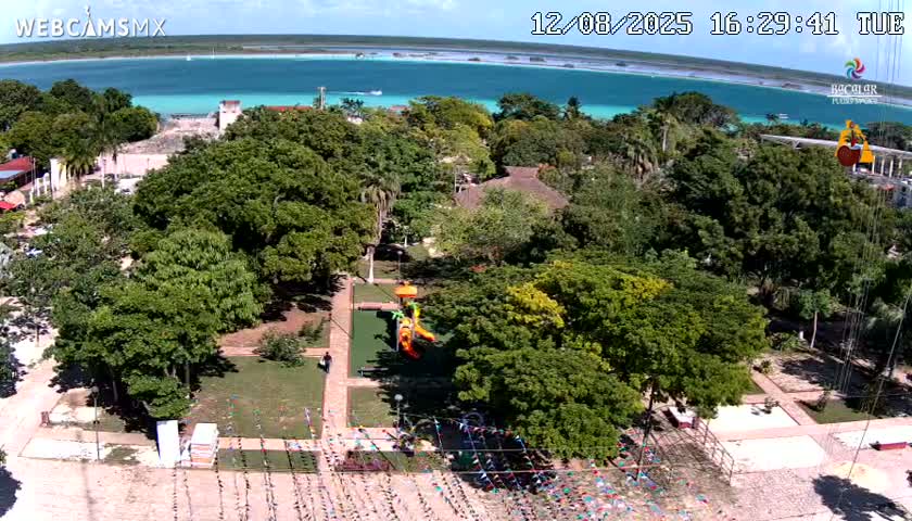 Bacalar City Skyline & Bacalar Lake View Live Cam - Bacalar,  Quintana Roo, Mexico 