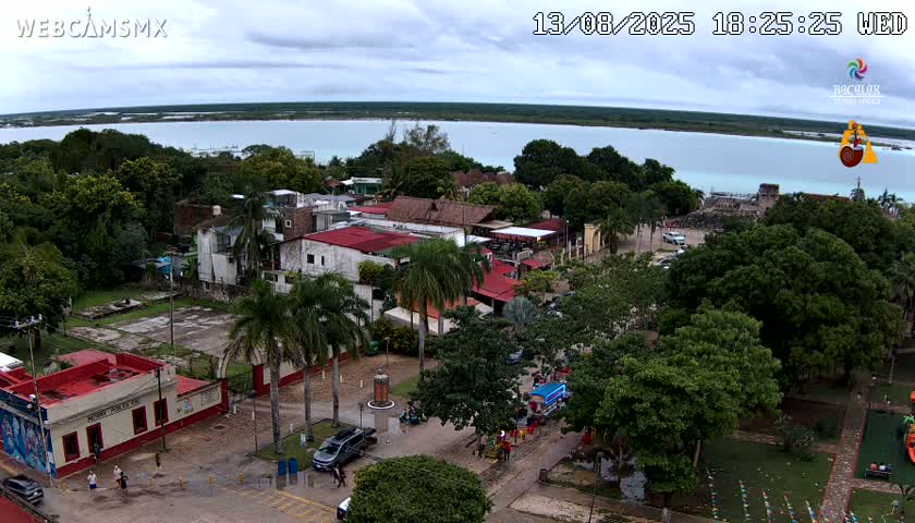 Bacalar City Skyline & Bacalar Lake View Live Cam - Bacalar,  Quintana Roo, Mexico 