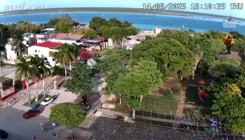 Bacalar City Skyline & Bacalar Lake View Live Cam - Bacalar,  Quintana Roo, Mexico 