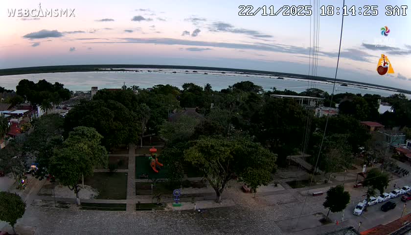 Bacalar City Skyline & Bacalar Lake View Live Cam - Bacalar,  Quintana Roo, Mexico 