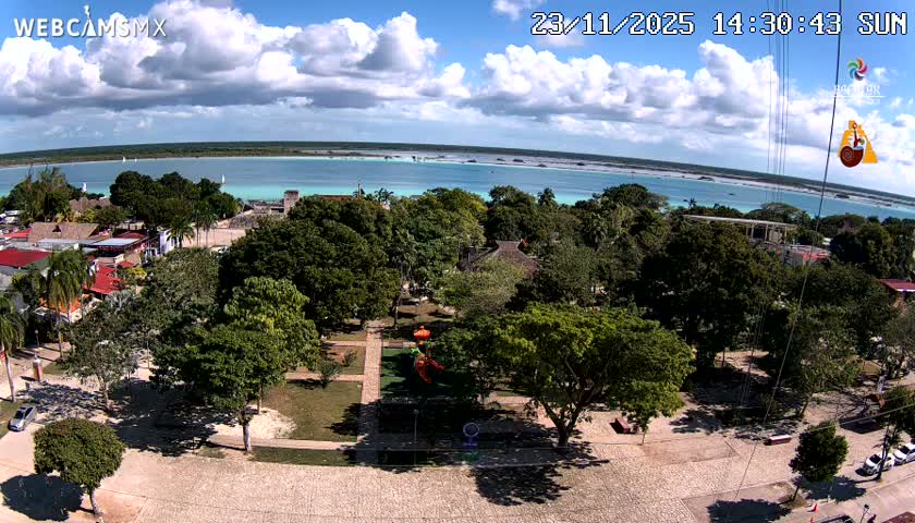 Bacalar City Skyline & Bacalar Lake View Live Cam - Bacalar,  Quintana Roo, Mexico 