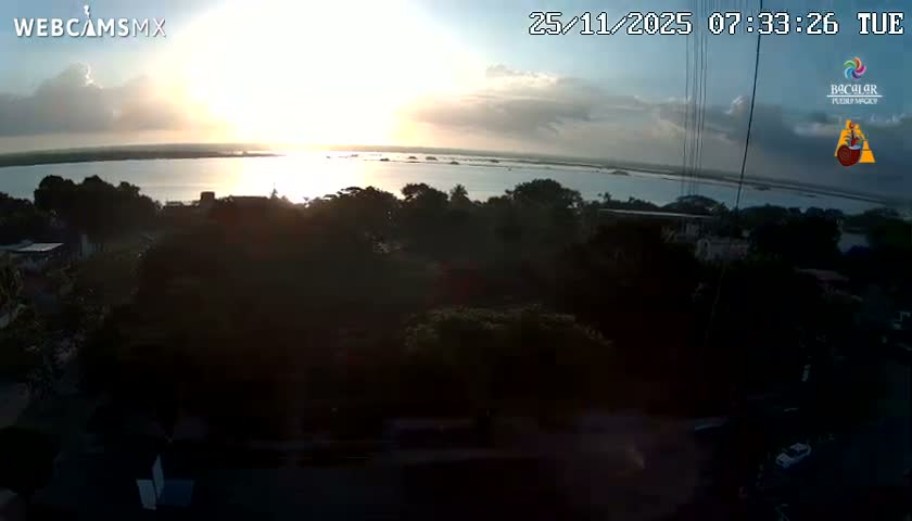 Bacalar City Skyline & Bacalar Lake View Live Cam - Bacalar,  Quintana Roo, Mexico 