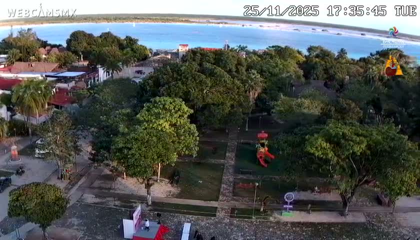 Bacalar City Skyline & Bacalar Lake View Live Cam - Bacalar,  Quintana Roo, Mexico 