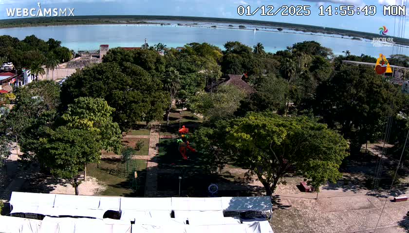 Bacalar City Skyline & Bacalar Lake View Live Cam - Bacalar,  Quintana Roo, Mexico 