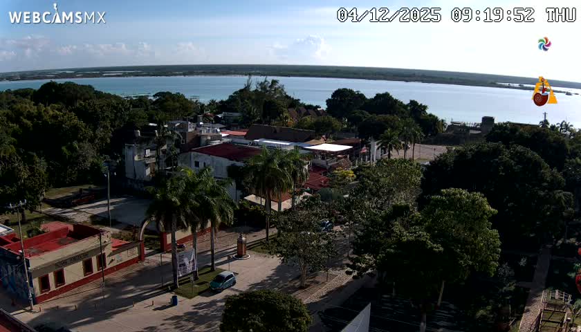 Bacalar City Skyline & Bacalar Lake View Live Cam - Bacalar,  Quintana Roo, Mexico 