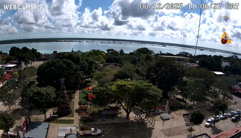 Bacalar City Skyline & Bacalar Lake View Live Cam - Bacalar,  Quintana Roo, Mexico 