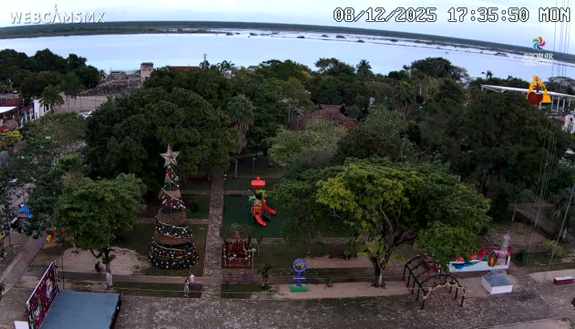 Bacalar City Skyline & Bacalar Lake View Live Cam - Bacalar,  Quintana Roo, Mexico 