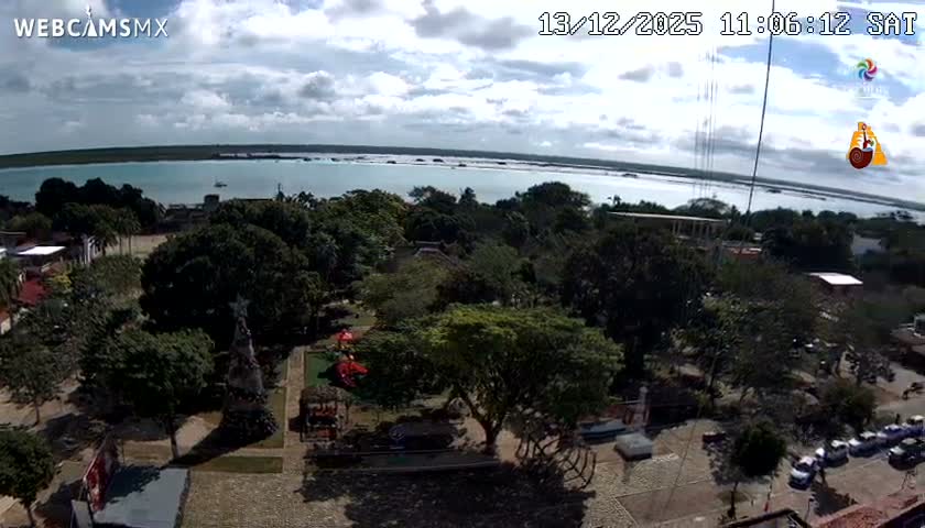 Bacalar City Skyline & Bacalar Lake View Live Cam - Bacalar,  Quintana Roo, Mexico 