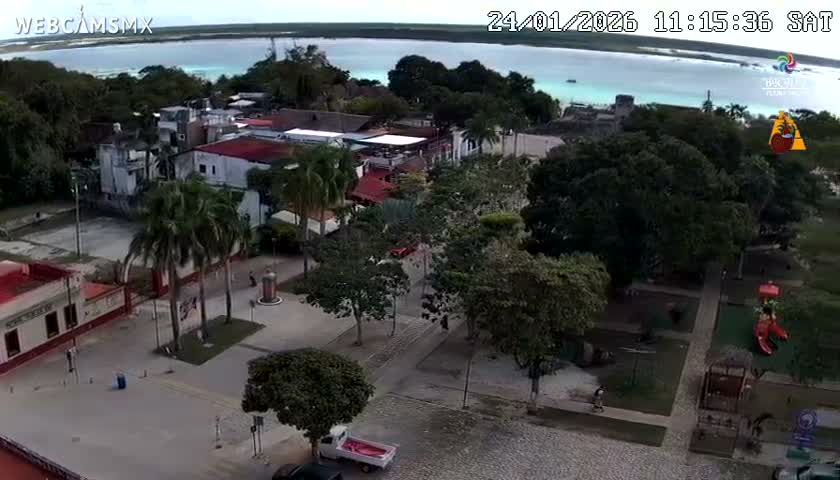 Bacalar City Skyline & Bacalar Lake View Live Cam - Bacalar,  Quintana Roo, Mexico 