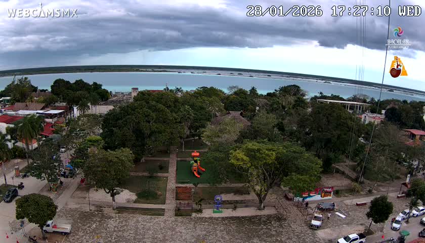 Bacalar City Skyline & Bacalar Lake View Live Cam - Bacalar,  Quintana Roo, Mexico 