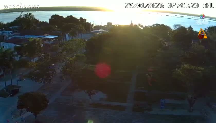 Bacalar City Skyline & Bacalar Lake View Live Cam - Bacalar,  Quintana Roo, Mexico 