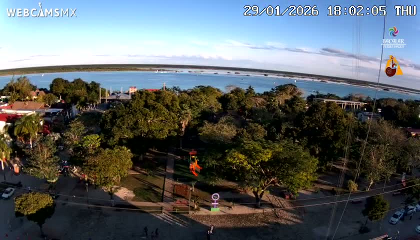 Bacalar City Skyline & Bacalar Lake View Live Cam - Bacalar,  Quintana Roo, Mexico 