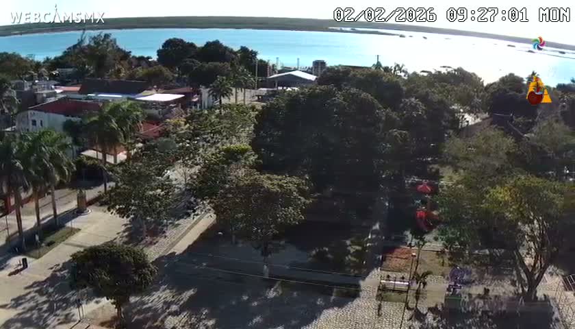 Bacalar City Skyline & Bacalar Lake View Live Cam - Bacalar,  Quintana Roo, Mexico 