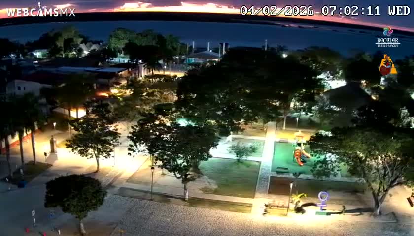 Bacalar City Skyline & Bacalar Lake View Live Cam - Bacalar,  Quintana Roo, Mexico 