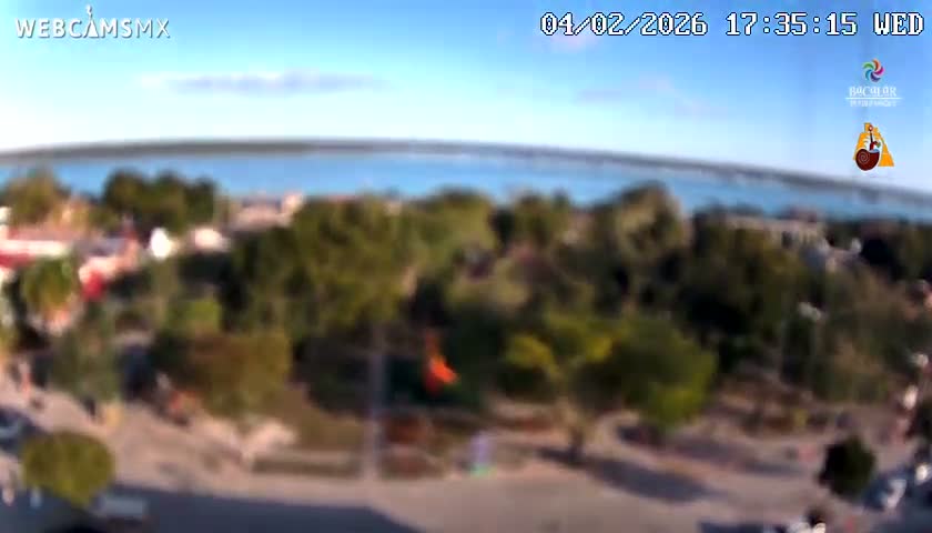 Bacalar City Skyline & Bacalar Lake View Live Cam - Bacalar,  Quintana Roo, Mexico 