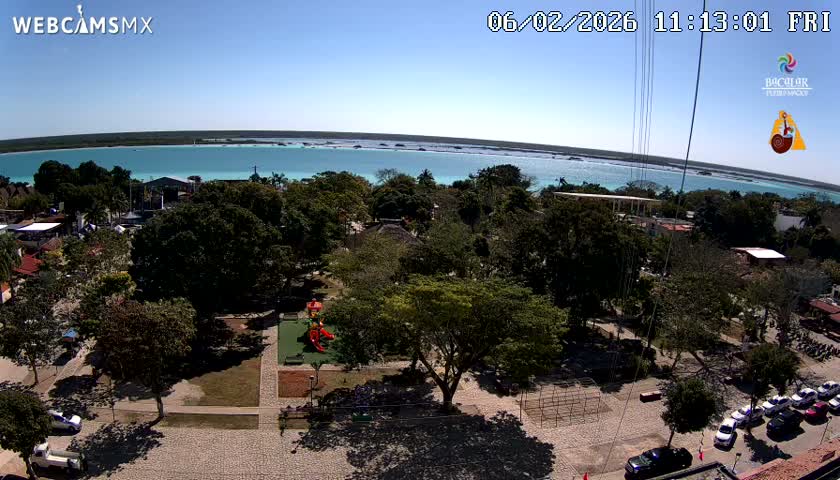 Bacalar City Skyline & Bacalar Lake View Live Cam - Bacalar,  Quintana Roo, Mexico 