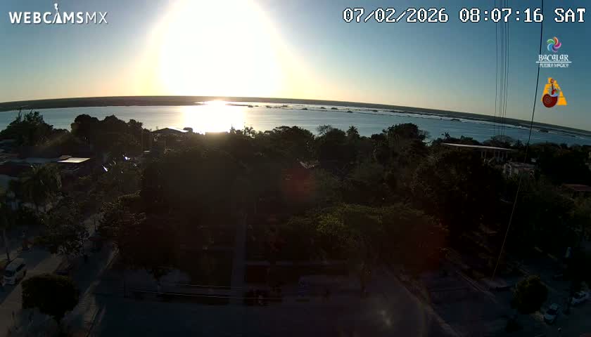 Bacalar City Skyline & Bacalar Lake View Live Cam - Bacalar,  Quintana Roo, Mexico 
