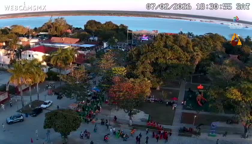 Bacalar City Skyline & Bacalar Lake View Live Cam - Bacalar,  Quintana Roo, Mexico 